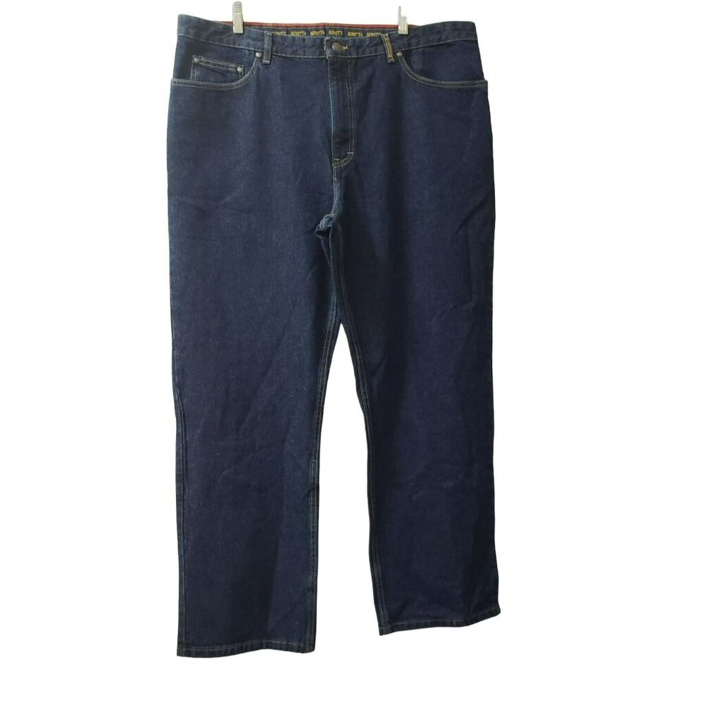 Beretta Jeans, Mens 42x30, Dark Wash Blue, Made In USA Outdoors Range Hunting